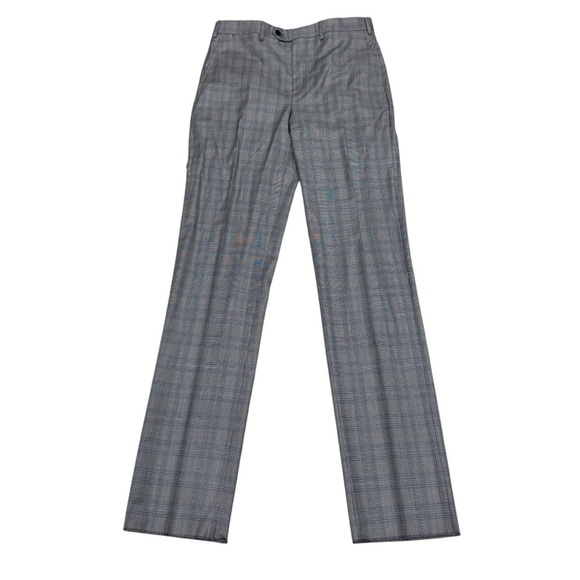 Daniel Cremieux Loro Piana 40R 34W Loro Piana Wool & Silk Blue Check Suit NWT - Picture 10 of 16